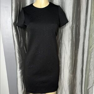 Calvin Klein Short Sleeve Mini women’s Dress Sz 2 Floral Texture